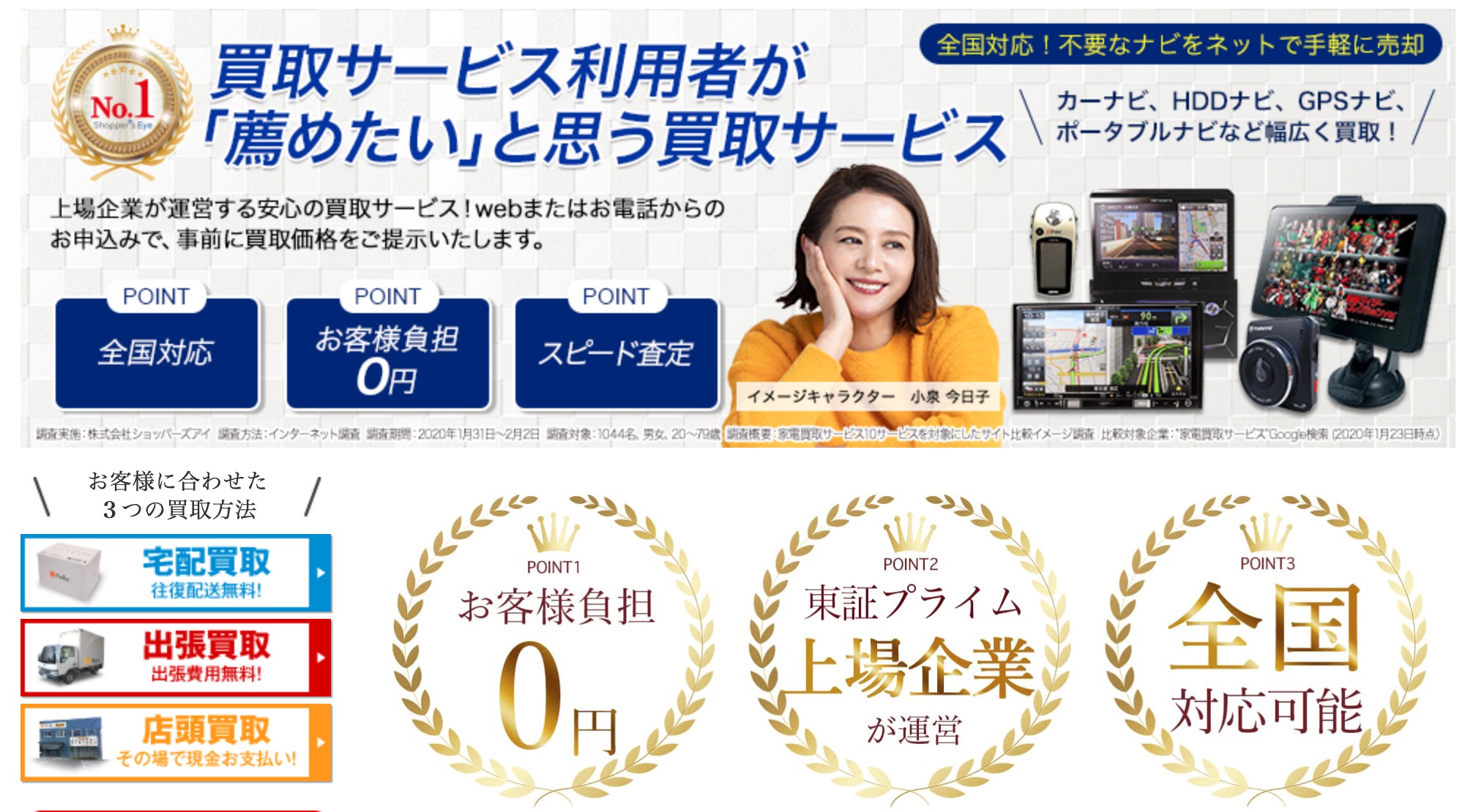 カーナビ高く売れるドットコム トップ