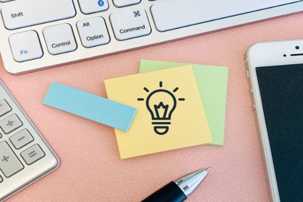 電球の絵の写真