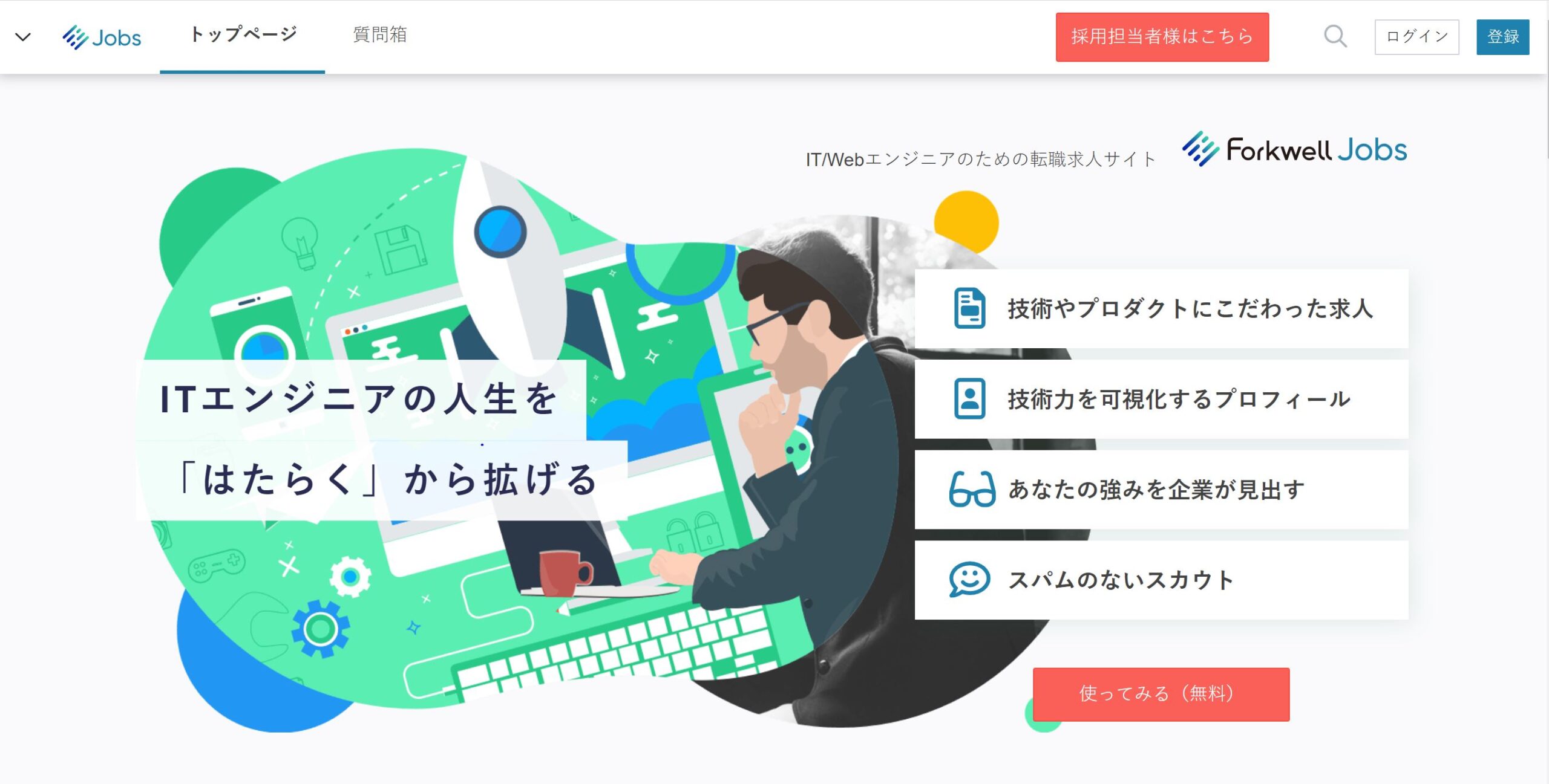 forkwelljobsトップ