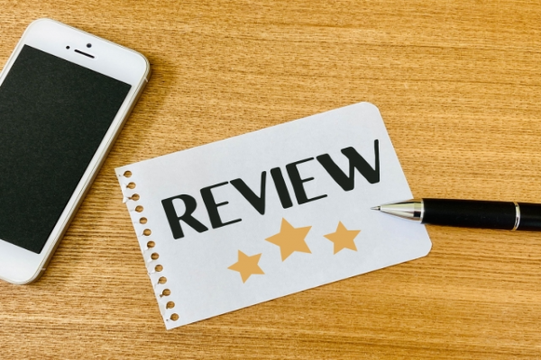 マイナビ看護師のレビューの文字