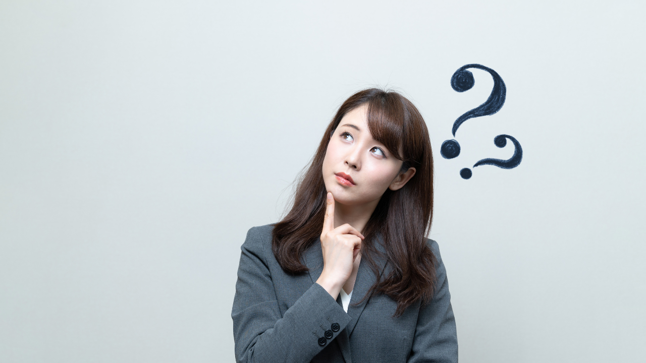 女性が疑問に感じている画像