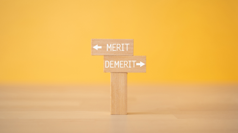 MERIT DEMERIT 看板