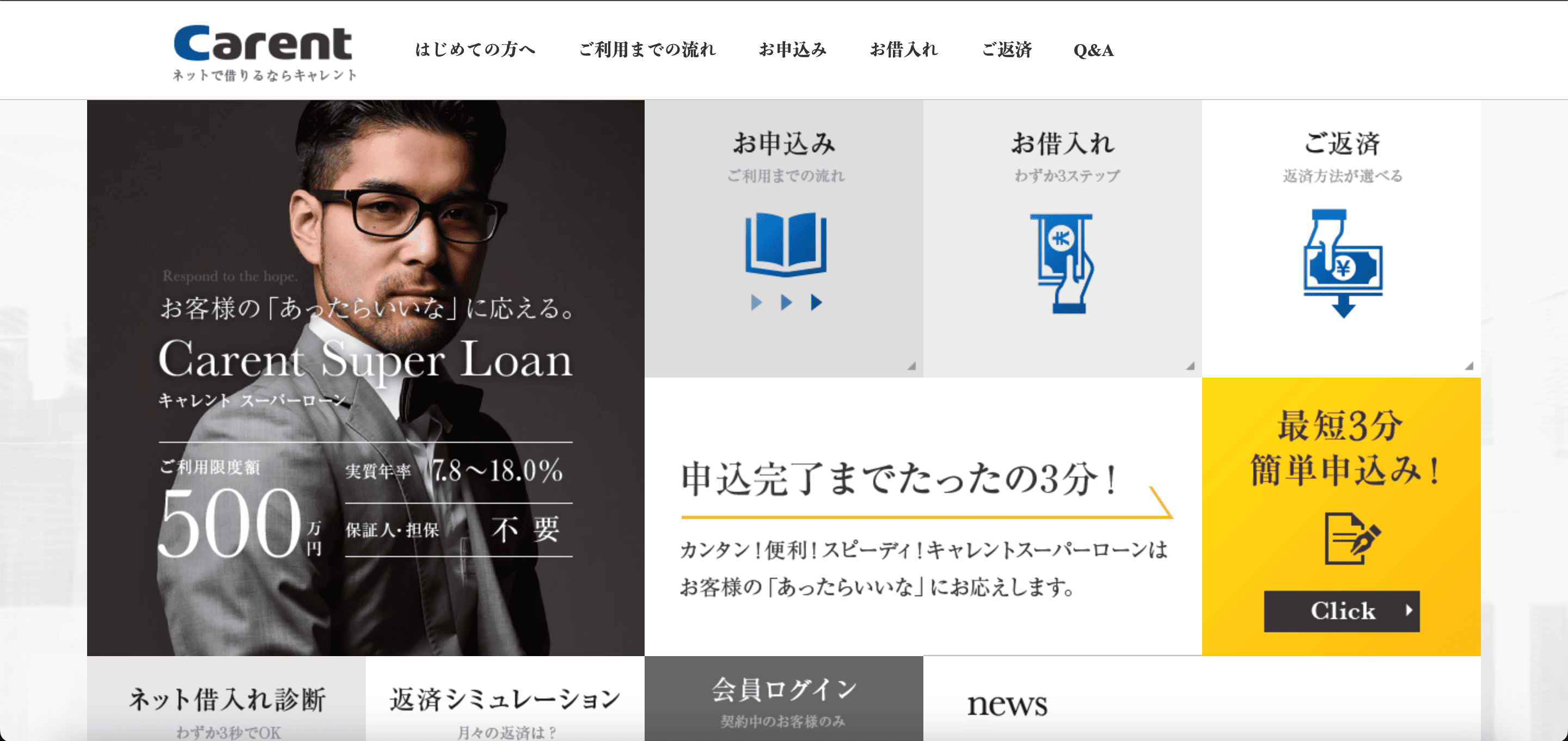 キャレントキャッシング 公式サイト