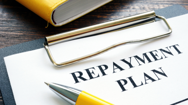 Repayment Planと鉛筆