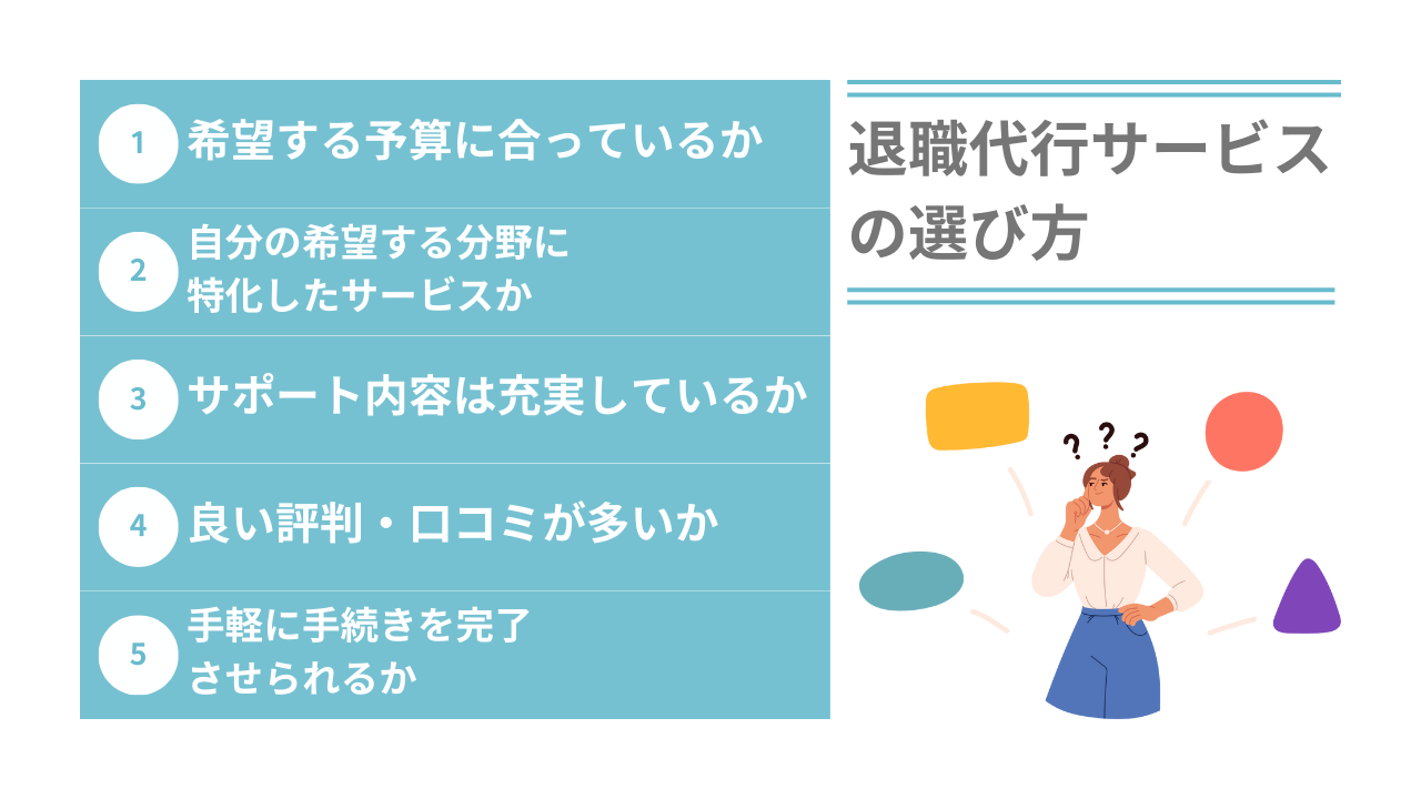 退職代行 選び方